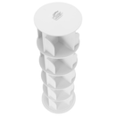 Forgó polcállvány, 5 polc, fehér, ERION TYP 2 + ajándék