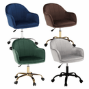 Irodai szék, Velvet anyag világosszürke/fekete, EROL