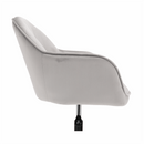 Irodai szék, Velvet anyag világosszürke/fekete, EROL