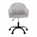 Irodai szék, Velvet anyag világosszürke/fekete, EROL