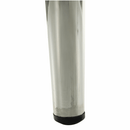 Szék, textilbőr fekete/króm, ERVINA