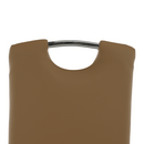 Szék, textilbőr bézs/króm, ERVINA