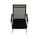 Tárgyalószék, fekete/ezüst, ESIN