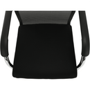 Tárgyalószék, fekete/ezüst, ESIN