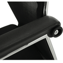 Tárgyalószék, fekete/ezüst, ESIN