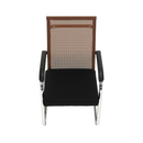 Tárgyalószék, fekete/barna, ESIN