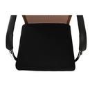 Tárgyalószék, fekete/barna, ESIN