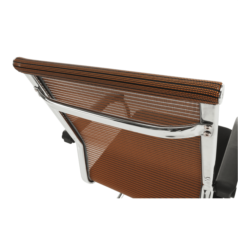 Tárgyalószék, fekete/barna, ESIN