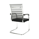 Tárgyalószék, szürke/fekete/ezüst, ESIN