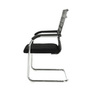 Tárgyalószék, szürke/fekete/ezüst, ESIN