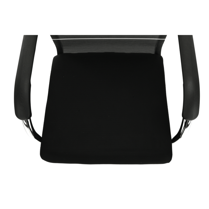 Tárgyalószék, szürke/fekete/ezüst, ESIN