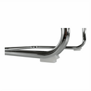 Tárgyalószék, kék/fekete, szövet, ESIN