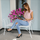 Kerti pad, fehér, ETELIA NEW