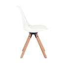 Stílusos forgószék, fehér, ETOSA