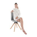 Stílusos forgószék, világosszürke, ETOSA