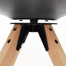 Stílusos forgószék, sötétszürke, ETOSA