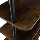 Többcélú polc, fekete/rusztikus fa, ETUDA TÍPUS 2