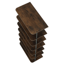 Többcélú polc, fekete/rusztikus fa, ETUDA TÍPUS 2