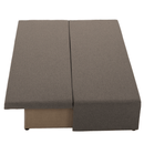 Kihúzható heverő, barna, EUGI