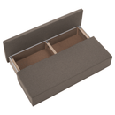 Kihúzható heverő, barna, EUGI