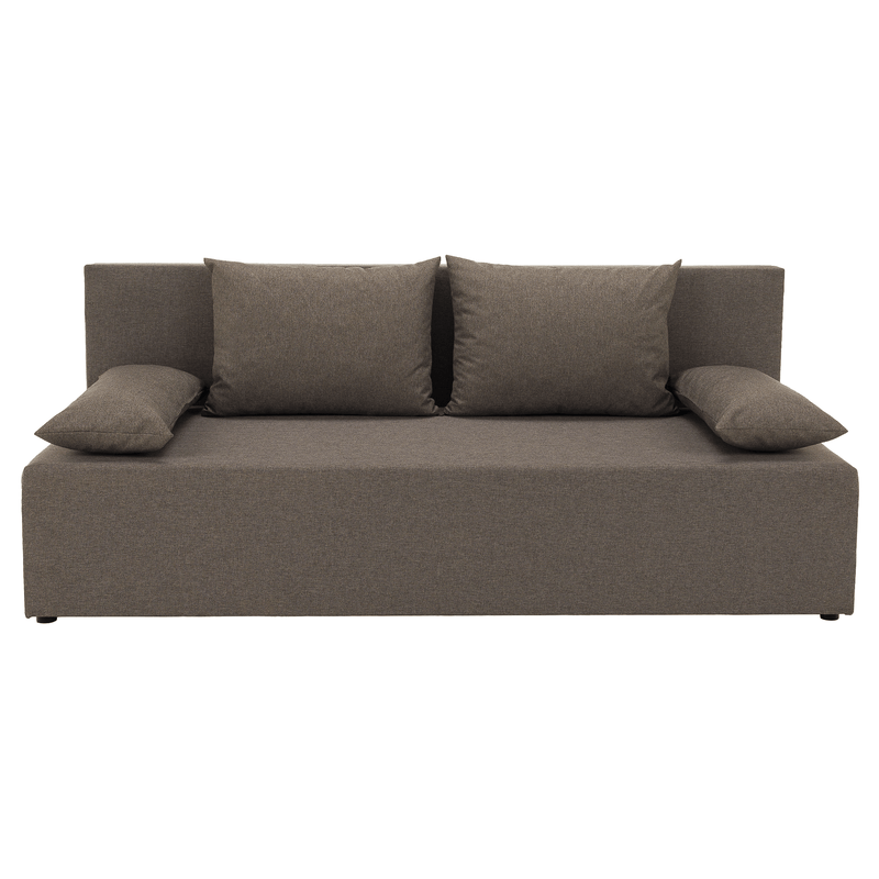 Kihúzható heverő, barna, EUGI