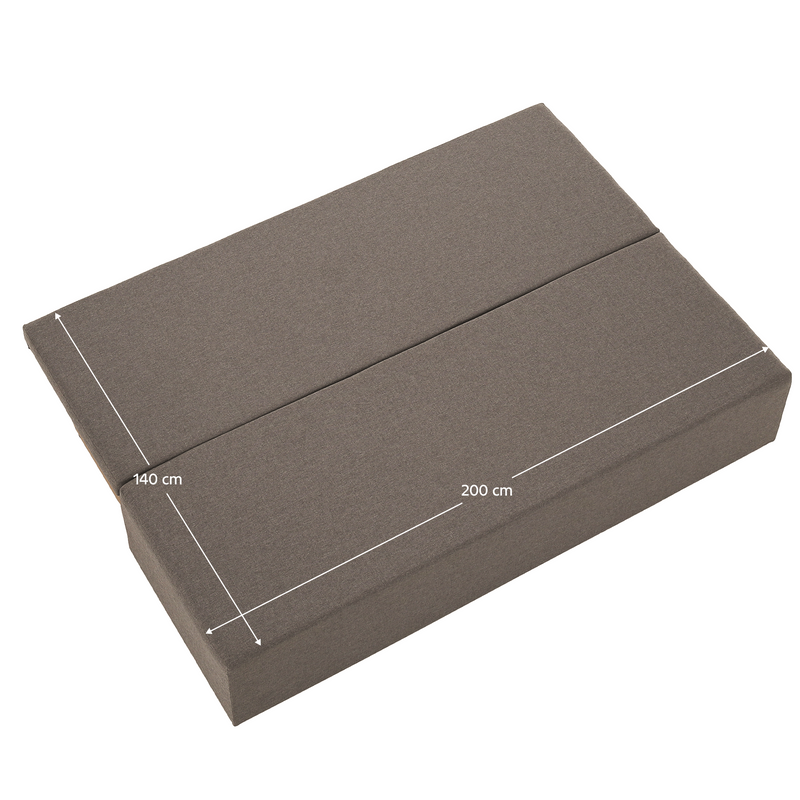 Kihúzható heverő, barna, EUGI