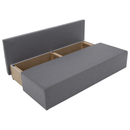 Kihúzható heverő, világosszürke, EUGI