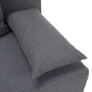 Kihúzható heverő, világosszürke, EUGI