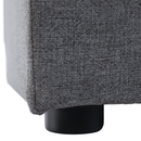 Kihúzható heverő, világosszürke, EUGI