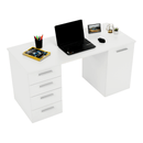 Íróasztal, fehér, EUSTACH