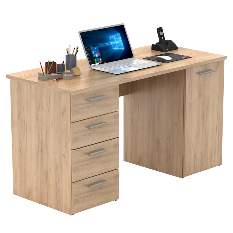 Íróasztal, artisan tölgy, EUSTACH