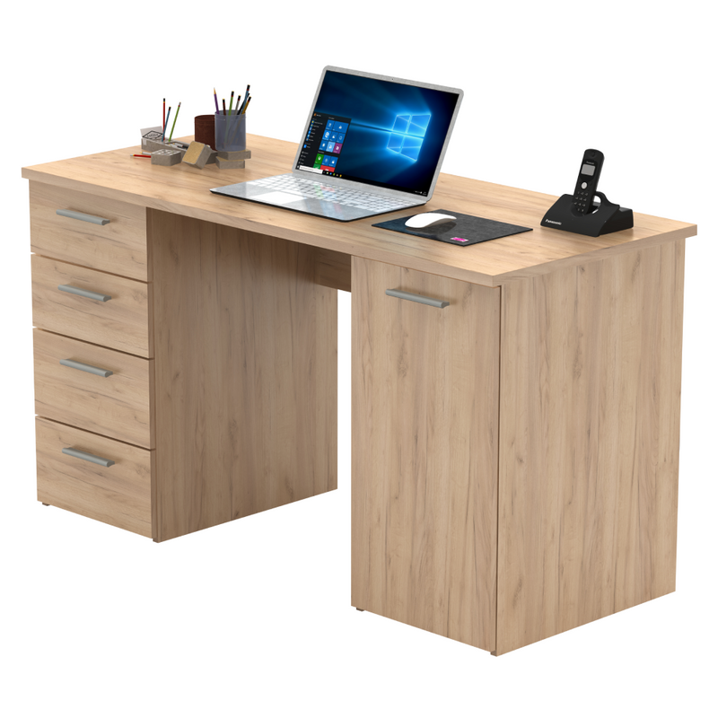 Íróasztal, artisan tölgy, EUSTACH