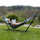 Függőágy, türkiz/kék/zöld, EVANA NEW -  single