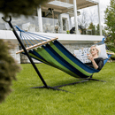 Függőágy, türkiz/kék/zöld, EVANA NEW -  single