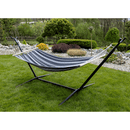 Függőágy, szürke/fehér, EVANA NEW