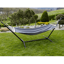 Függőágy, szürke/fehér, EVANA NEW