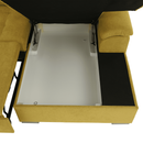 Ülőgarnitúra, mustár anyag, jobbos, EVANGELIN