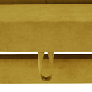 Ülőgarnitúra, mustár anyag, jobbos, EVANGELIN