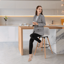 Bárszék, fehér/bükk, EVANS