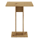 Étkezőasztal, artisan tölgy, 67,5x67,5 cm, EVERET