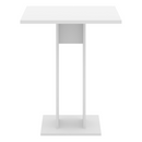 Étkezőasztal, fehér, 67,5x67,5 cm, EVERET