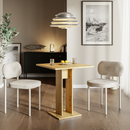 Étkezőasztal, wotan tölgy, 67,5x67,5 cm, EVERET