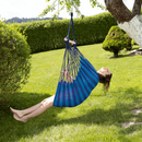 Függő hintafotel, kék, NIKOLO NEW