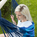 Függő hintafotel, kék, NIKOLO NEW