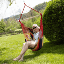 Függő hintafotel, piros, NIKOLO NEW