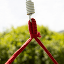 Függő hintafotel, piros, NIKOLO NEW