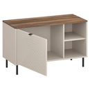 Cipősszekrény, kasmír/castello tölgy, EYCO 1K