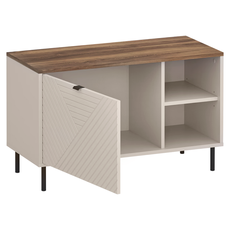 Cipősszekrény, kasmír/castello tölgy, EYCO 1K