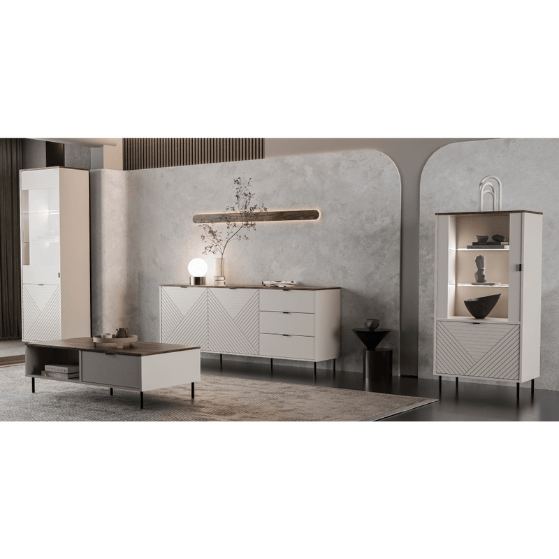 Vitrin, kasmír/castello tölgy, EYCO 1D1W