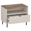 Éjjeliszekrény, kasmír/castello tölgy, EYCO 1S